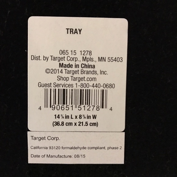 Rectangle Mirrored Tray - Picture 7 of 7